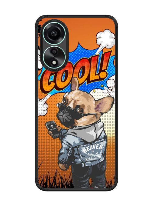 Cool Pup Glossy Soft Edge Case for Oppo A78 (4G) Chachhi