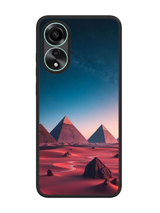 Ancient Wonders Sky Glossy Soft Edge Case for Oppo A78 (4G) Chachhi