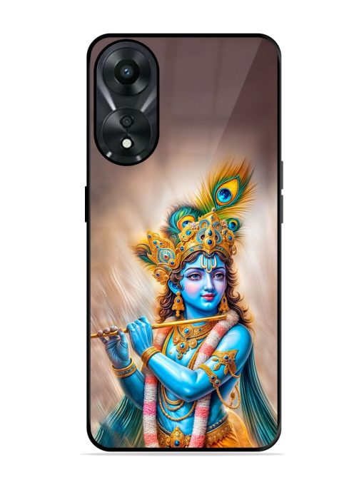 Divine Krishna Glossy Soft Edge Case for Oppo A78 (5G) Chachhi