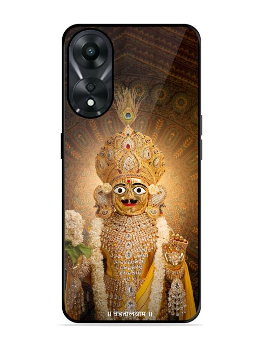 Hare Krishna Maharaj Glossy Soft Edge Case for Oppo A78 (5G) Chachhi