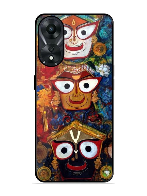 Lord Jagannath Glossy Soft Edge Case for Oppo A78 (5G) Chachhi