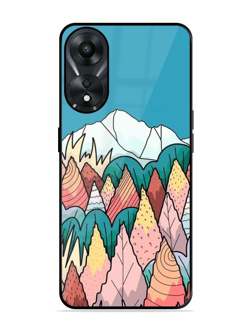 Mountain Dreamscape Glossy Soft Edge Case for Oppo A78 (5G) Chachhi