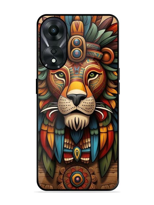 Aztec Majesty Glossy Soft Edge Case for Oppo A78 (5G) Chachhi