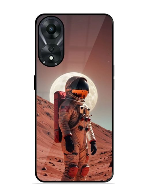 The Red Planet Glossy Soft Edge Case for Oppo A78 (5G) Chachhi