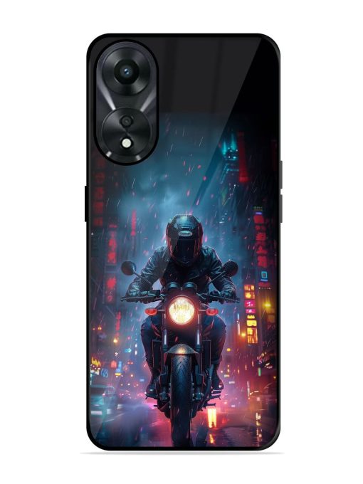 Neon Nights Glossy Soft Edge Case for Oppo A78 (5G)