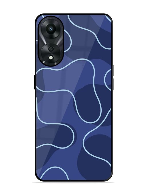 Midnight Maze Glossy Soft Edge Case for Oppo A78 (5G) Chachhi