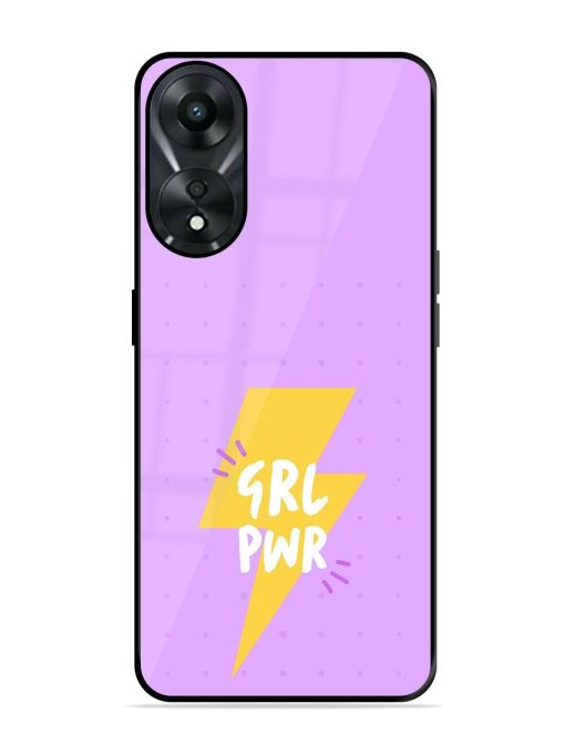 Girl Power Spark Glossy Soft Edge Case for Oppo A78 (5G) Chachhi