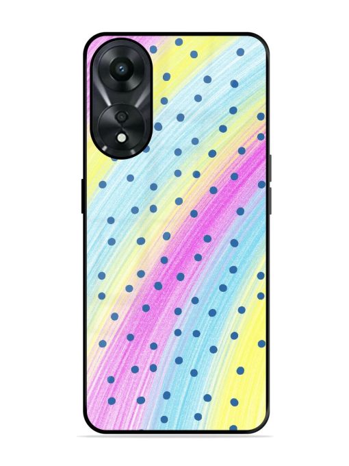 Polka Dot Paradise Glossy Soft Edge Case for Oppo A78 (5G) Chachhi