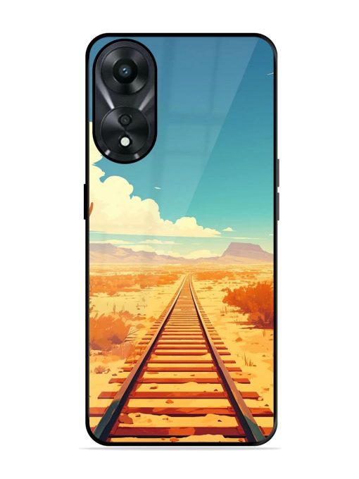 Endless Horizon Glossy Soft Edge Case for Oppo A78 (5G) Chachhi