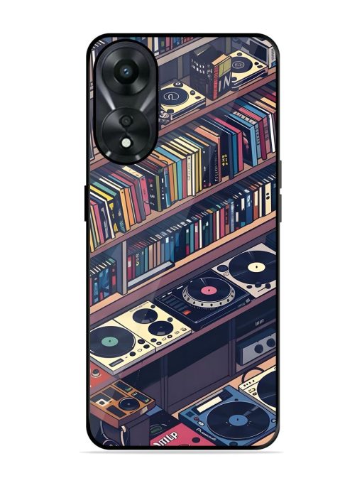 Music Lover'S Haven Glossy Soft Edge Case for Oppo A78 (5G) Chachhi