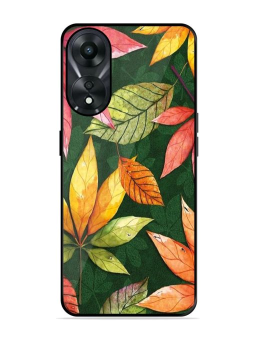 Autumn'S Embrace Glossy Soft Edge Case for Oppo A78 (5G) Chachhi