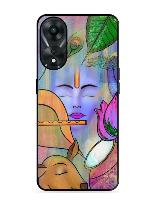 Divine Serenity Glossy Soft Edge Case for Oppo A78 (5G) Chachhi