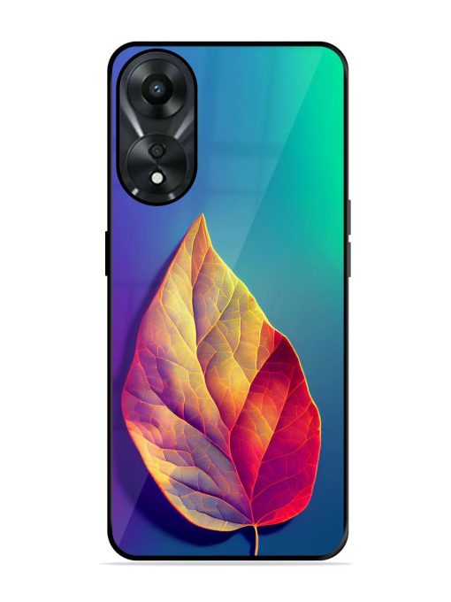 Autumn'S Embrace Glossy Soft Edge Case for Oppo A78 (5G) Chachhi