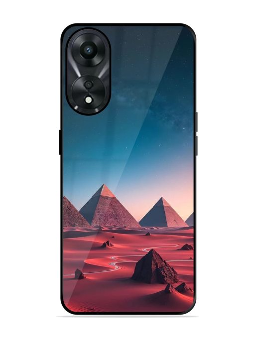 Ancient Wonders Sky Glossy Soft Edge Case for Oppo A78 (5G) Chachhi