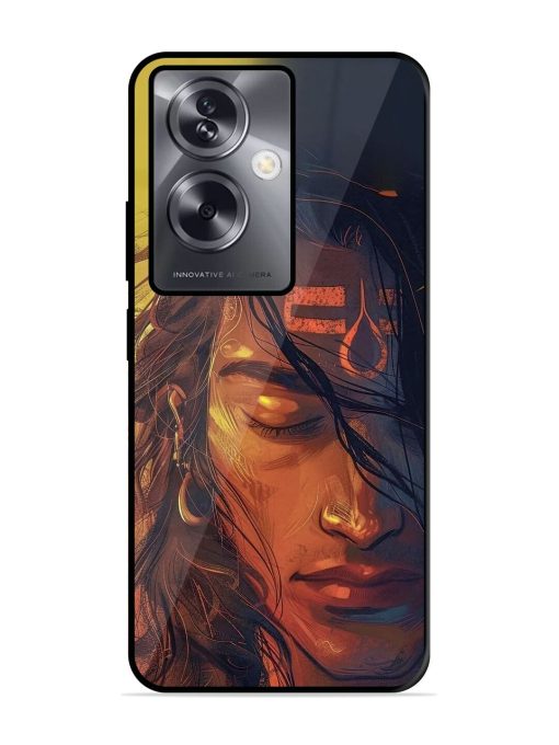 Tranquil Shiva Glossy Soft Edge Case for Oppo A79 (5G) Chachhi