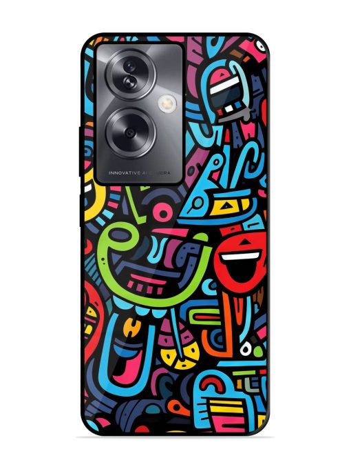 Doodlephoria Glossy Soft Edge Case for Oppo A79 (5G) Chachhi