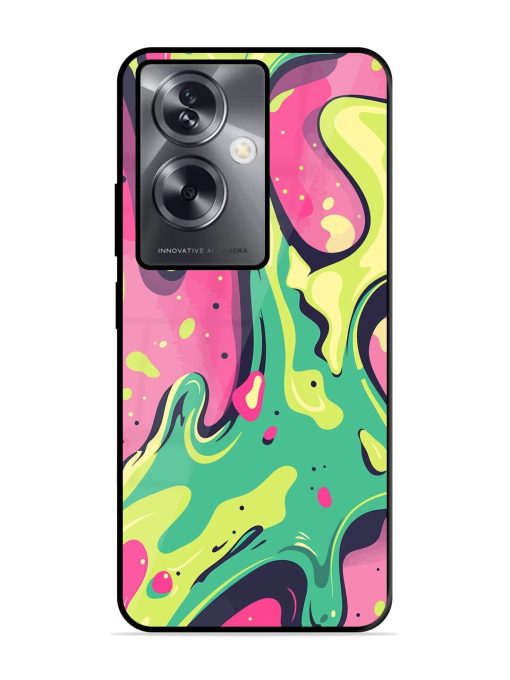 Gooey Grooves Glossy Soft Edge Case for Oppo A79 (5G) Chachhi