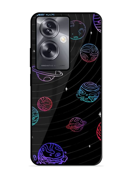 Cosmic Ballet Glossy Soft Edge Case for Oppo A79 (5G) Chachhi