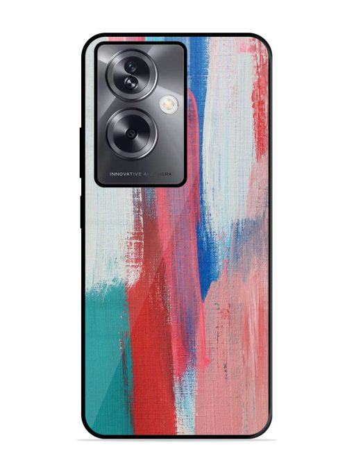 Colorful Chaos Glossy Soft Edge Case for Oppo A79 (5G) Chachhi