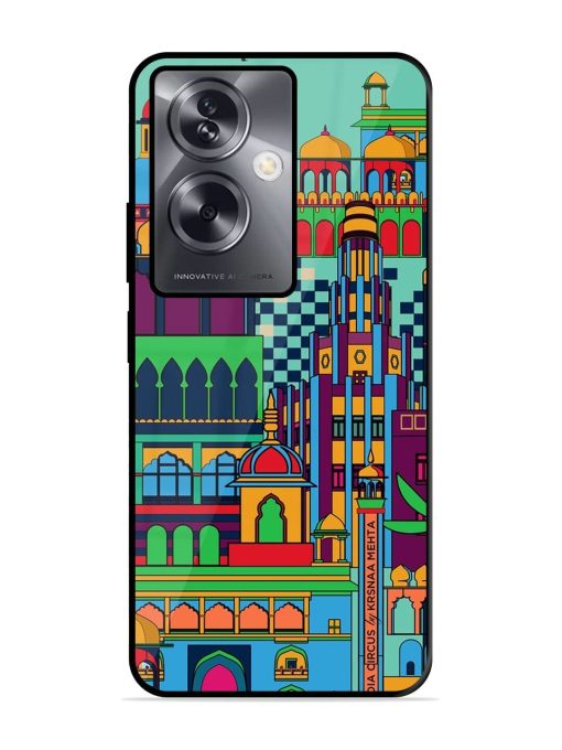 Indian Tapestry Glossy Soft Edge Case for Oppo A79 (5G) Chachhi