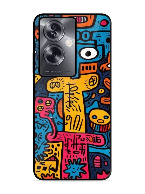 Doodletopia Glossy Soft Edge Case for Oppo A79 (5G) Chachhi