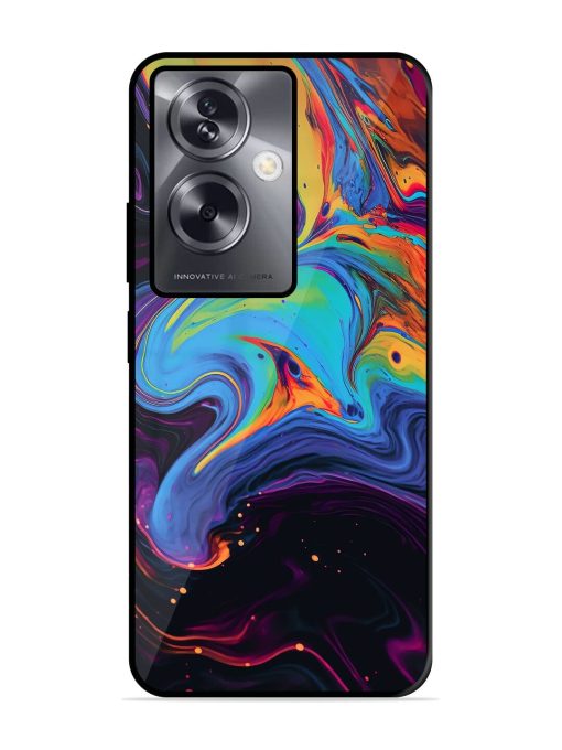 Liquid Dreamscape Glossy Soft Edge Case for Oppo A79 (5G) Chachhi