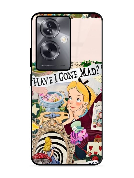 Mad Hatter'S Collage Glossy Soft Edge Case for Oppo A79 (5G) Chachhi