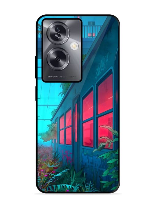 Urban Jungle Glossy Soft Edge Case for Oppo A79 (5G)