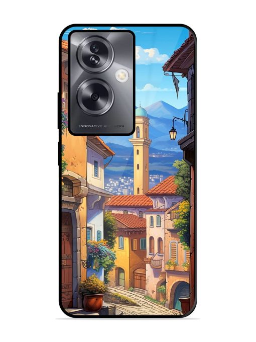 Tuscan Twilight Glossy Soft Edge Case for Oppo A79 (5G) Chachhi