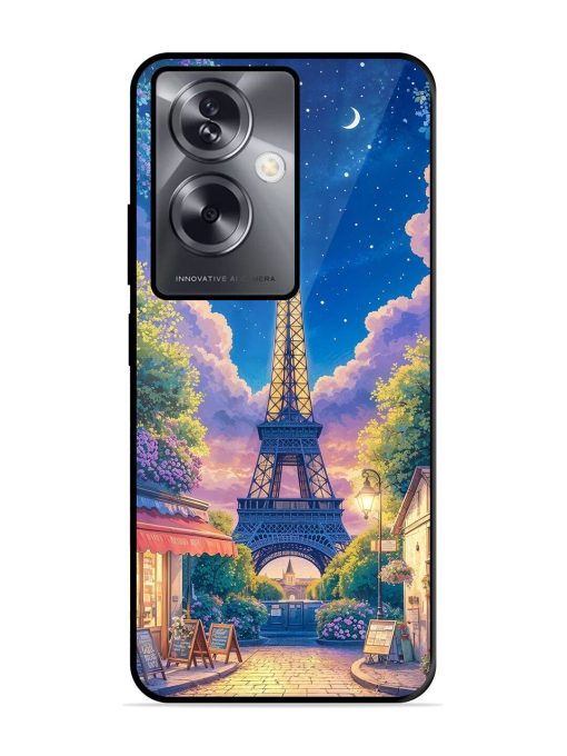 Twilight In Paris Glossy Soft Edge Case for Oppo A79 (5G) Chachhi