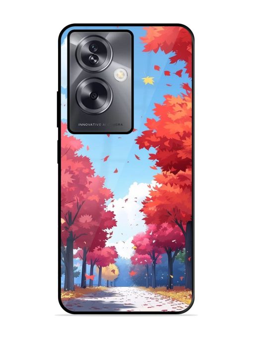 Autumn'S Embrace Glossy Soft Edge Case for Oppo A79 (5G) Chachhi