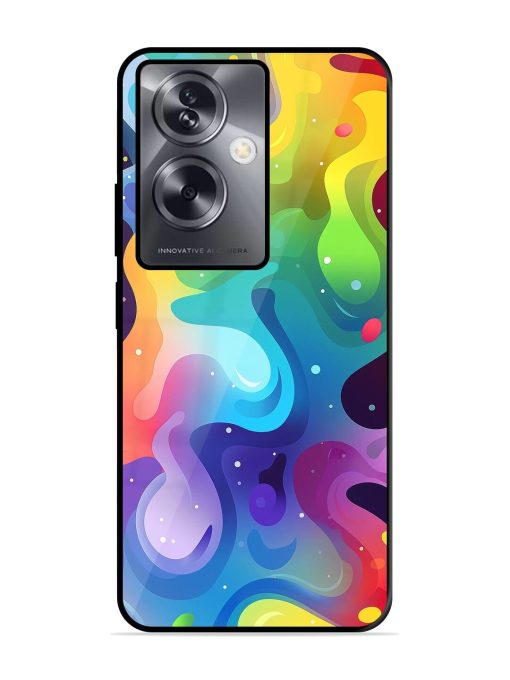 Rainbow River Glossy Soft Edge Case for Oppo A79 (5G) Chachhi