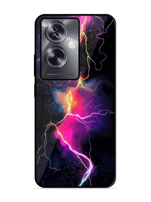 Electric Dreams Glossy Soft Edge Case for Oppo A79 (5G) Chachhi