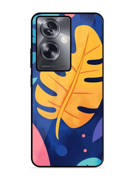 Tropical Tapestry Glossy Soft Edge Case for Oppo A79 (5G) Chachhi