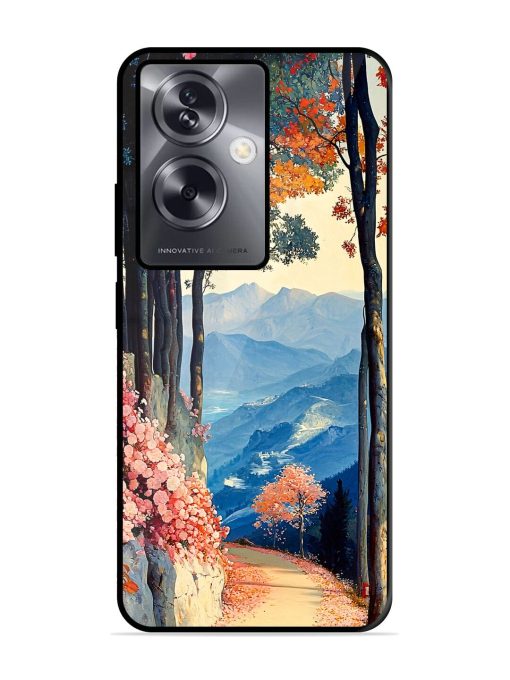 Mountainside Serenity Glossy Soft Edge Case for Oppo A79 (5G) Chachhi