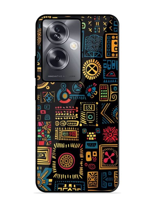 Tribal Tapestry Glossy Soft Edge Case for Oppo A79 (5G) Chachhi