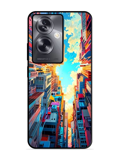 Skyward City Glossy Soft Edge Case for Oppo A79 (5G) Chachhi