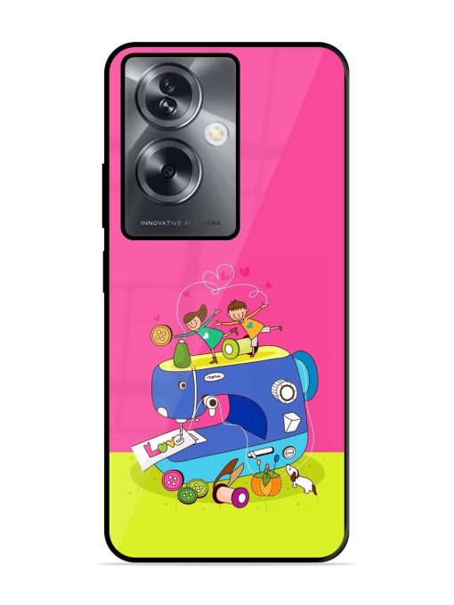 Sew Cute Glossy Soft Edge Case for Oppo A79 (5G) Chachhi