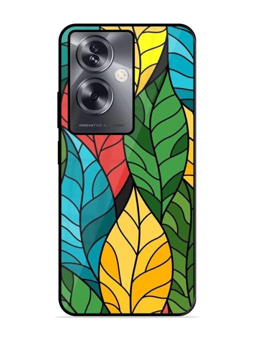 Foliage Fiesta Glossy Soft Edge Case for Oppo A79 (5G) Chachhi