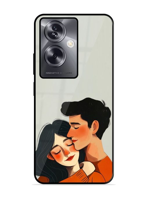 Craft Couples Glossy Soft Edge Case for Oppo A79 (5G) Chachhi