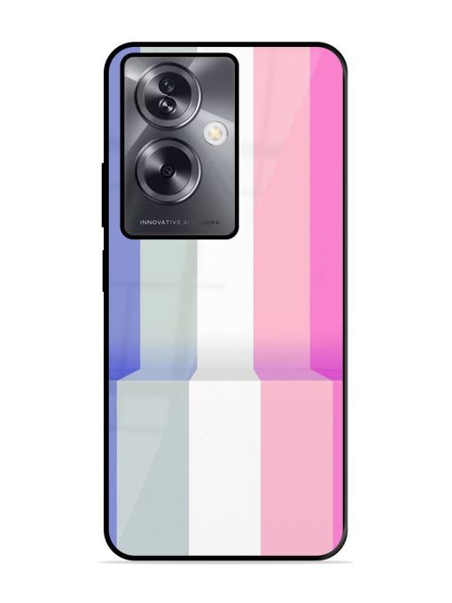 Pastel Palette Glossy Soft Edge Case for Oppo A79 (5G) Chachhi