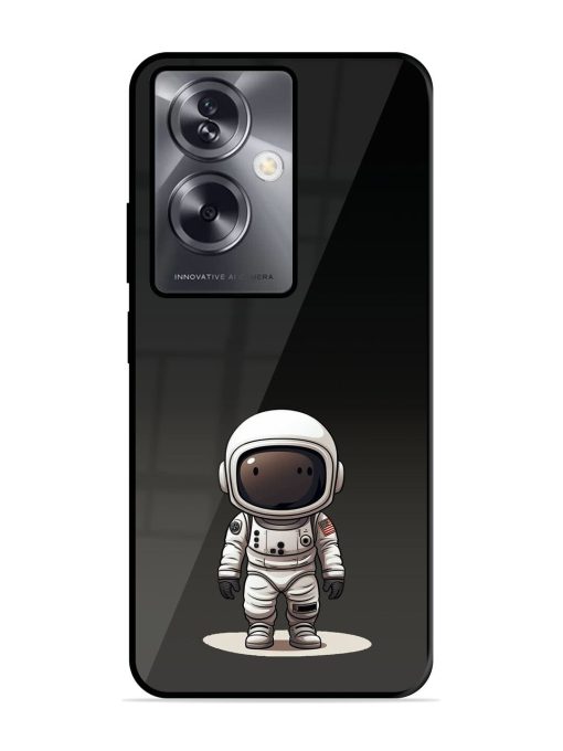 Neon Astronaut Glossy Soft Edge Case for Oppo A79 (5G) Chachhi