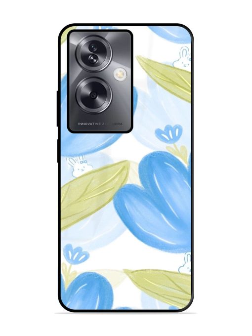 Bunny'S Blue Garden Glossy Soft Edge Case for Oppo A79 (5G) Chachhi