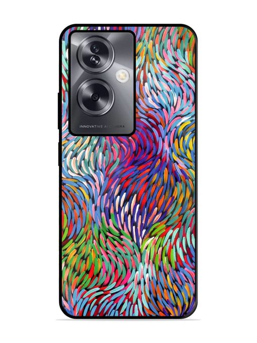 Vibrant Waves Glossy Soft Edge Case for Oppo A79 (5G)