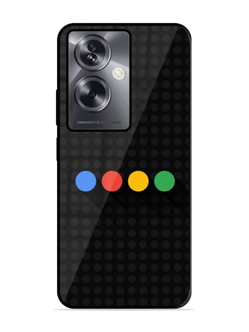 Google Dots Glossy Soft Edge Case for Oppo A79 (5G) Chachhi