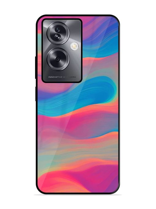 Wavy Wonder Glossy Soft Edge Case for Oppo A79 (5G) Chachhi