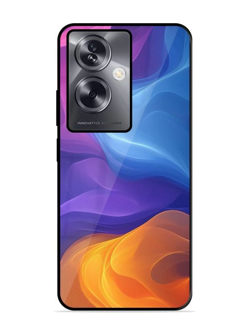 Cosmic Currents Glossy Soft Edge Case for Oppo A79 (5G) Chachhi