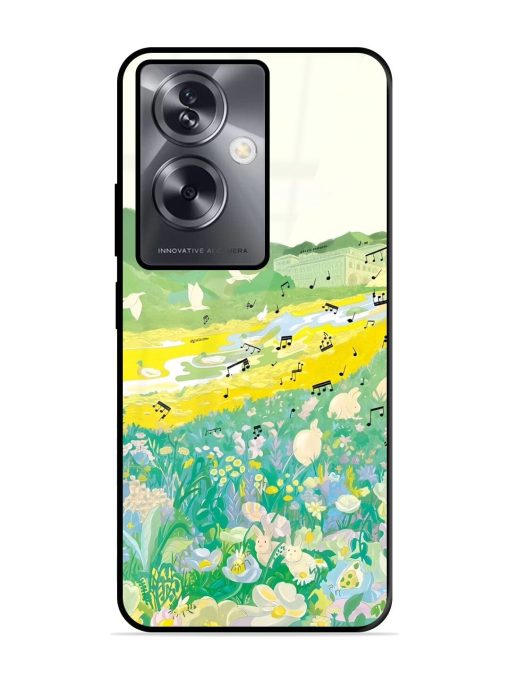 Melody In Bloom Glossy Soft Edge Case for Oppo A79 (5G) Chachhi