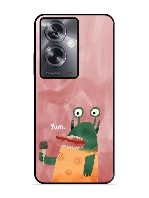 Hungry Monster Glossy Soft Edge Case for Oppo A79 (5G) Chachhi