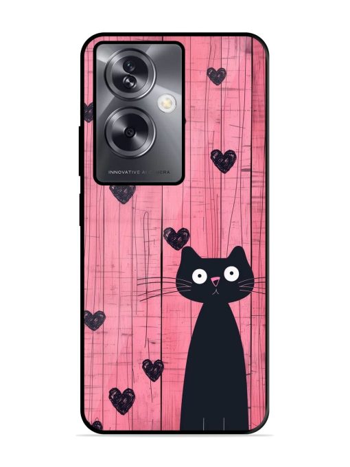 Feline Valentine'S Day Glossy Soft Edge Case for Oppo A79 (5G) Chachhi